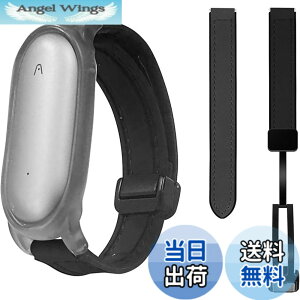 �y���������z[LAZIRO] PLAUD NotePin AI/NotePin S AI �{�C�X���R�[�_�[ �p ���X�g�o���h �v���E�h�m�[�g�s���p�A�N�Z�T���[ �����o���h ���U�[ + �V���R���� �}�O�l�b�g���o�b�N�� �T�C�Y���߉� �F�F