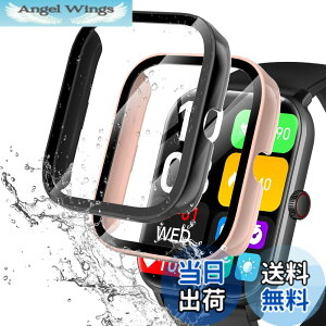 �y���������zredmi watch6 �P�[�X �F�F�u���b�N+�s���N�A�T�C�Y�FVialove KW105-G01(�u���b�N+�s���N)