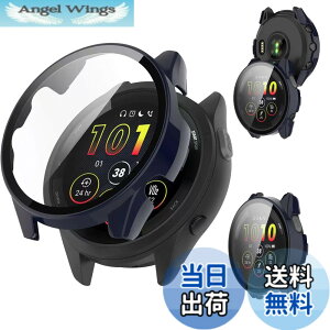 �y���������zAIYYXX For �K�[�~�� 265 �J�o�[ 3D ���p�G�b�W �����^ PC+�K���X�f�� ��̌^ garmin forerunner 265 �J�o�[ �Ή� �����ߗ� �L�Y�h�~ �w��h�~ �ȒP�Ɏ��t���E�� �S�ʕی� �P�[�X �F�F�u��
