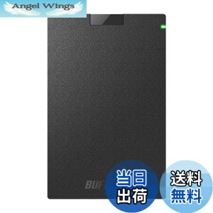�y���������zBUFFALO USB3.1(Gen.1)�Ή� �|�[�^�u��HDD �X�^���_�[�h���f�� HD-PCGU3-A�V���[�Y �F�F�u���b�N�A�T�C�Y�F2.0TB