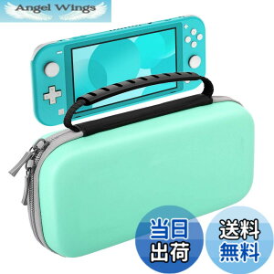 �y���������zSwitch/Switch�L�@EL/Switch Lite �P�[�X ATiC �X�C�b�` �L�������O�P�[�X ���[�o�b�O EVA�f�� �ϏՌ� �S�ʕی� �y�� �Q�[���J�[�h���[ �����^�ѕ֗� �F�FTurquoise�A�T�C�Y�FSwitchLite�p