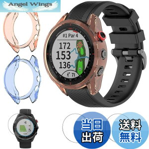 �y���������zFIVOF2���ی�P�[�X+2���t���ی�t�B�����Ή�Garmin(�K�[�~��) Approach S62��p�P�[�X �K�[�~�� Approach S62 �J�o�[ �\�t�g TPU�ގ� �҂�����Ή� �C�菝�h�~ �y�� �h�Ռ� Garmin Approach S62 