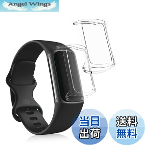 �y���������zkwmobile 2x �P�[�X Fitbit Charge 6 / Charge 5�Ή� �J�o�[ - �t���J�o�[ �V���R�� �ϏՌ� �S�̕ی� ����/���F �F�F����