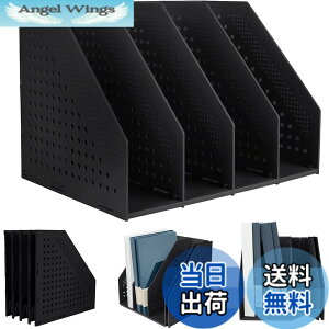 �y���������zPanavage �t�@�C���{�b�N�X �{���� ������[ �����p�i ���I �I�t�B�X ��㏑�ގ��[ �܂肽���ݎ� 4�i �� �F�F�u���b�N�A�T�C�Y�F4�i