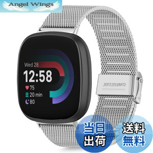 �y���������z[HeeNia] Fitbit Versa 4 /Fitbit Versa 3 /Fitbit Sense 2 /Fitbit Sense �Ή� �o���h �����x���g �X�e�����X�� �ւ��x���g �������߉\ �j�����p Fitbit Versa 4 /Fitbit Versa 3 /Fitbit Sense 2 /Fitbit Sense �Ή� 