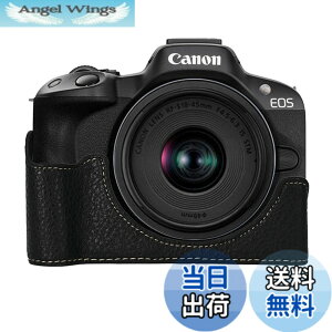 �y���������z�L���m���p Canon EOS R50�p �J�����n�[�t�P�[�X BEADY �J�����P�[�X PU ���U�[ EOS R50 �n���h �O���b�v �p �ی�J�o�[ �u���b�N �F�F�u���b�N