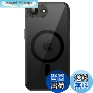 �y���������zJETech iPhone 17e (2026) / iPhone 16e�p �}�O�l�b�g �P�[�X MagSafe�Ή� �Ռ��z�� �o���p�[�J�o�[ �����h�~ �N���A�o�b�N 6.1�C���`�f�B�X�v���C �F�F�u���b�N