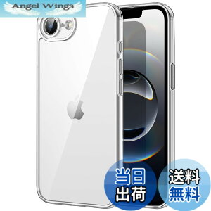 �y���������zJETech iPhone 17e (2026) / iPhone 16e�p �P�[�X ���΂݂Ȃ� �Ռ��z�� �o���p�[�J�o�[ �����h�~ �N���A�o�b�N 6.1�C���`�f�B�X�v���C �F�F�N���A