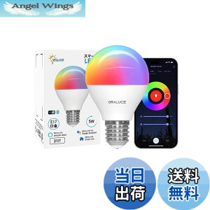 �y���������zORALUCE �X�}�[�g LED�d�� E17���� �F�FRGB�A�T�C�Y�FG�` 1��