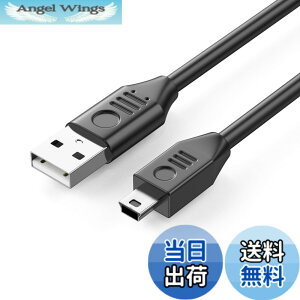 �y���������zAkkerds miniUSB�f�[�^�[�d�P�[�u�� USB 2.0A��-miniB���� PSD�Q�[���@�A�h���C�u���R�[�_�[�A�f�W�^���J�����AMP 3�� 1m �u���b�N