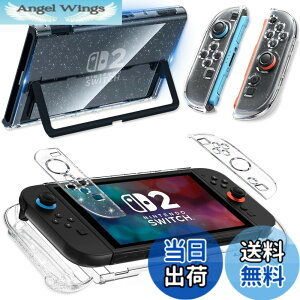 �y���������zNintendo Switch 2 �J�o�[ �N���A [ONETIAOLONG] �X�C�b�`2 �P�[�X PC�f�ސ� ���̎��݌v ���E�ȒP ���ϖh�~ ���^�y�ʐ݌v ���ϏՌ� �w��h�~ ���h�~ �ی�J�o�[ Switch 2 (2025) �Ή� �F�F�N��