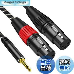 �y���������z3.5mm to xlrx2�CMuchfox 2xlr 3.5mm �ϊ��C3. 5mm to 2XL R (�I�X) �}�C�N�P�[�u�� 3. 5mm trs to xl r�I�X�ϊ��P�[�u�� �T�C�Y�F1M
