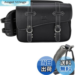 �y���������zKEMIMOTO �T�C�h�o�b�O �o�C�N�p �T�h���o�b�O �o�b�N �h���� �h�� �h�����N�z���_�[�t�� �������[ �u���b�N 5L/9L/10L/15L/20L �F�FBlack�A�T�C�Y�F10L�i����h�~�΍�j