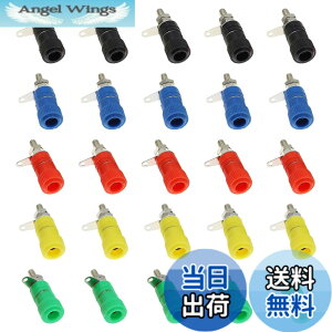 �y���������zTVETE �o�i�i�v���O�[�q �X�s�[�J�[�[�q �yM4 25�{�Z�b�g�z 4mm 5�F M4�l�W �Z���z���� �X�s�[�J�[�^�[�~�i�� �X�s�[�J�[�P�[�u�� �I�X�ƃ��X �Ɠd���i ���ڑ}���ł� �I�[�f�B�I�o