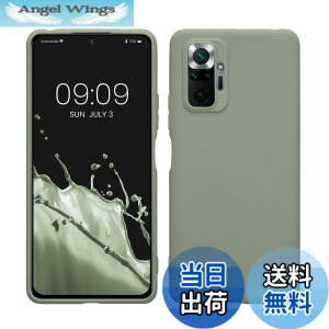 �y���������zkwmobile �X�}�z�P�[�X Xiaomi Redmi Note 10 Pro�Ή� �P�[�X - �ϏՌ� ����~�� �\�t�g TPU �V���R�� - ���x���_�[ �F�F�O���[���O���[