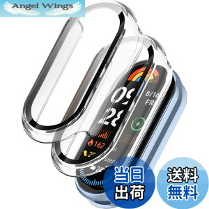 �y���������z�y2�Z�b�g�zXiaomi Smart Band 10 �p �P�[�X �ی�J�o�[ ��̌^ �y�� PC�f�� + �����K���X �X�}�[�g�o���h�p �t�B������̌^�J�o�[ �S�ʕی� ���h�~ �Ռ��z�� ������ �w��h�~ ���t