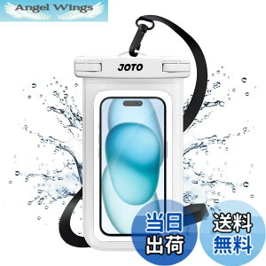 �y���������zJOTO �h���P�[�X 2���Z�b�g �X�}�z�p IPX8�F��iPhone16/15/14/13/12 Pro Max Galaxy S24/S23 Ultra Pixel 8 Pro �Ή� 7�C���`�܂� �w��F�ؑΉ� ���C �C �v�[�� �ނ� �A�E�g�h�A ��|���� -�u���b�N �F