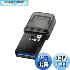 �y���������z�G���R�� USB������ USB3.2(Gen1) Type-C �L���b�v�� �F�F�u���b�N�A�T�C�Y�F128GB