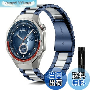 �y���������z[KeeFos] 22mm �o���h Huawei Watch GT5 Pro 46mm/Huawei Watch GT5 46mm/Watch GT4 46mm/Watch 4 46mm/Watch 4 Pro 48mm/Watch GT 3 �Ή� �����o���h �X�e�����X �E�H�b�`�o���h �����o���h �����ȒP ���������� �F