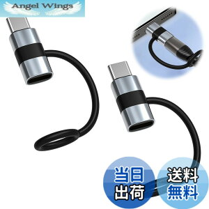 �y���������zlightning usb-c �ϊ��A�_�v�^ typec lightning �ϊ� 2���� ���@��Ή� USB-C����/iPad/iPhone 60W PD�����[�d �M�ی�݌v �[�d&�����\ �ő�480Mbps�]�����x �A���~����➑� �F�FUSB-C�I�X ���C