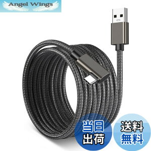 �y���������zAkkerds L���^ Link�P�[�u�� USB-C �C���^�[�t�F�[�X 3m�� PD60W/3A �Ή��}���[�d USB3.0 5Gbps �`�����x �e�� Type-C �C���^�[�t�F�[�X�Ή� VR�C���z���y�r�f�I�o�͔�Ή��z