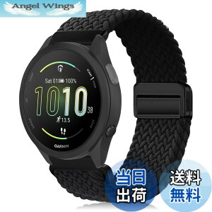 �y���������z[KeeFos] 20mm �o���h Garmin(�K�[�~��) Forerunner 170/170 Music /70/Approach J1/Forerunner 570 42mm/165/245/645/Approach S50/S44/Vivoactive 6/5�Ή� �����o���h �i�C�����f�� ���C�o�b�N�� �}�O�l�b�g���o�b�N