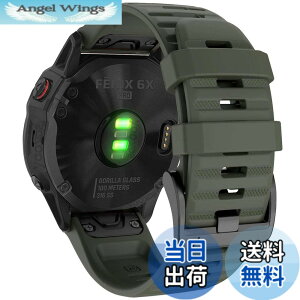 �y���������z26mm �V���R���E�H�b�`�o���h �ւ��x���g �͂ɓK�� GARMIN(�K�[�~��)Fenix 7X / Fenix 6X / Fenix 5X / Enduro 2 / epix Pro 51mm / D2 Delta PX�p ���� �x���g �N�C�b�N�����[�X�u�����t�� �K�[�~�� In