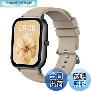 �y���������zMONOMAM �X�}�[�g�E�H�b�` ���f�B�[�X iphone�Ή� �A���h���C�h�Ή� ������ �����Y �����ʌv Line ���M�ʒm �F�FROSE BEIGE�A�T�C�Y�FClassic