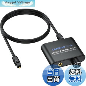 �y���������zCAMWAY 192kHz ���f�W�^�� �A�i���O �����ϊ��� �T�C�Y�F3.5MM�o�́i���ʒ����m�u�t���j