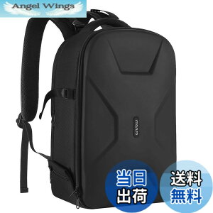 �y���������zMOSISO �J�����o�b�N�p�b�N �ی� �J�����o�b�O 15-16 �C���` ���� �O�r & ���b�v�g�b�v �R���p�[�g�����g�t�� �F�F�u���b�N�A�T�C�Y�F44 x 30 x 19 cm
