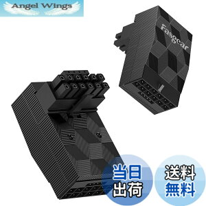 �y���������z12VHPWR�A�_�v�^�[90�x1�p�b�NFasgear���pPCI-e 5.0 16�s���d���A�_�v�^�[600W 12 + 4�s��GPU�I�X-���X�R�l�N�^GeForce RTX 3090Ti 4070Ti 4080 4090�O���t�B�b�N�J�[�h �ƌ݊���������܂� (�^�C�vA) 