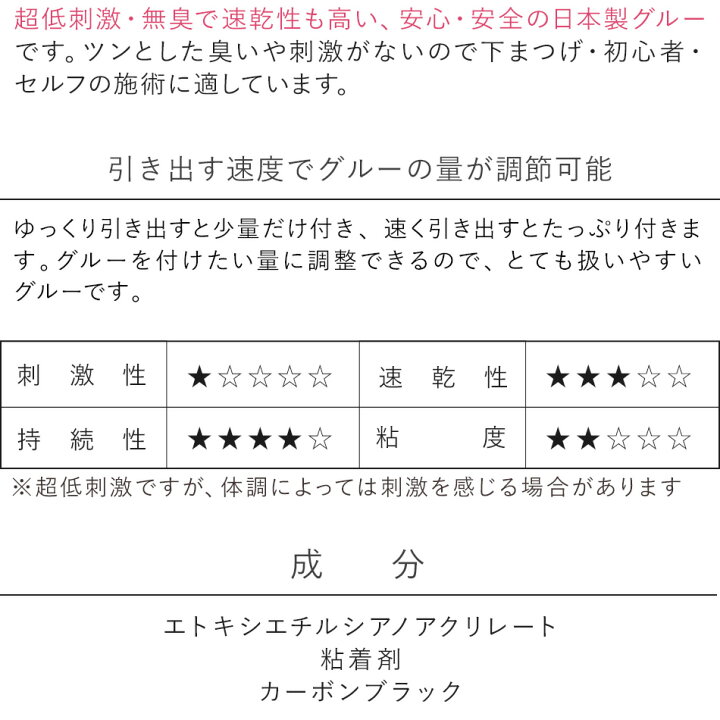 楽天市場 マツエク まつげエクステ 日本製セルフレイグルー 麗 レイ グルー 3ml マツエク グルー まつエク グルー しみないグルー まつ毛エクステ メール便のみで送料無料 アンジェララッシュ アンジェララッシュ