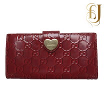 GUCCIグッチ☆GG柄レザー長財布ハート検シャネルエルメスプラダミュウ 
