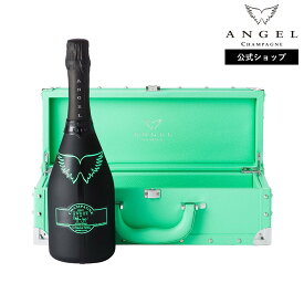 【公式限定ラッピング】ANGEL CHAMPAGNE NV Brut HALO Green エンジェル シャンパン ヘイロー グリーン 12.5度 750ml 専用ケース 正規品 高級 ギフト プレゼント お祝い バースデー 映え お酒 エンジェルシャンパン 送料無料