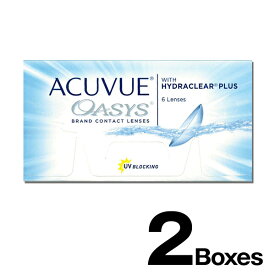 【2箱+ネコポス送料無料】Acuvue Oasys 2week アキュビュー オアシス 2ウィーク ハイドラクリアプラス (6枚入) HYDRACLEAR PLUS アキュビューオアシス ハイドラクリア コンタクト 遠視 遠視近視用 2week 通販 処方箋なし 近視 楽天 ジョンソン 透明レンズ