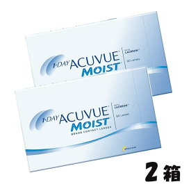 【2箱+送料無料】1day Acuvue Moist ワンデーアキュビューモイスト (90枚入) LACREON アキュビューモイスト ワンデーアキュビュー モイスト コンタクト クリア 1日 使い捨て クリアレンズ 透明 楽天 処方箋なし bc8.5 bc9.0 clear contact lens 近視 遠視