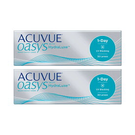 【2箱+送料無料】1day Acuvue Oasys ワンデーアキュビューオアシス (30枚入) HYDRALUXE ハイドラリュクス ワンデー オアシス ワンデーアキュビュー ワンデーコンタクト コンタクトレンズ クリアレンズ 透明 楽天 処方箋なし bc8.5 bc9.0 contact lens 近視 遠視