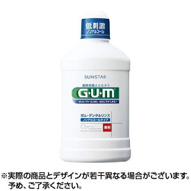 【送料無料】GUM ガム 薬用 デンタルリンス ノンアルコール (500ml) オーラルケア 液体ハミガキ 液体歯磨き 液体はみがき うがい うがい薬