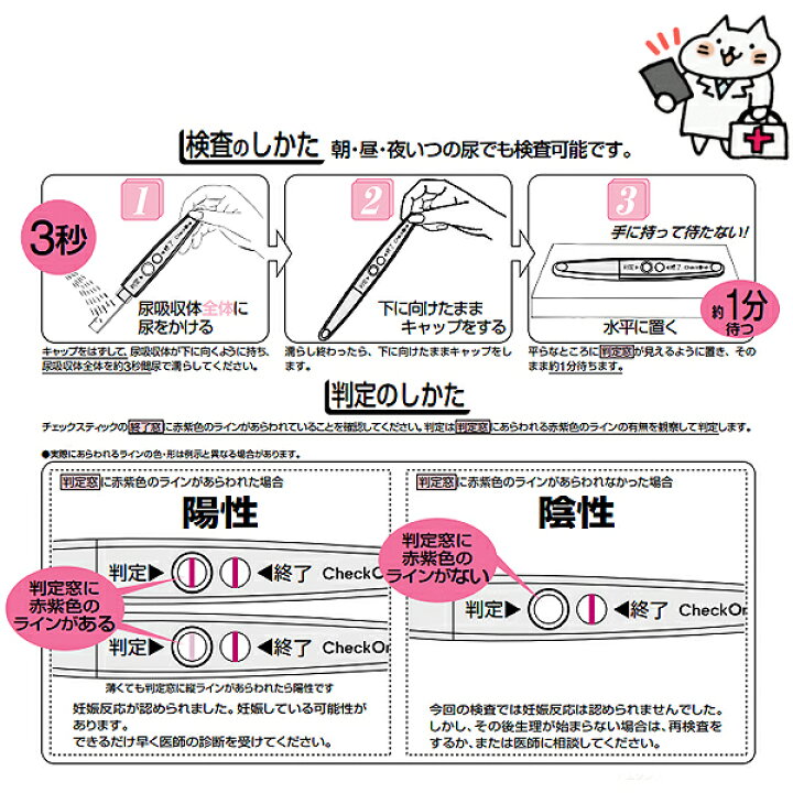 楽天市場 第2類医薬品 チェックワン 1回用 妊娠検査薬 生理予定日 チェックワン 妊娠 検査 ネコポス送料無料 エンジェルドラッグ