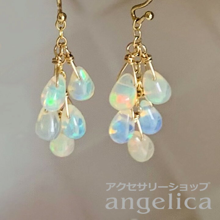 楽天市場】14KGF プレシャスオパール ピアスチャーム ゴールドフィルド  