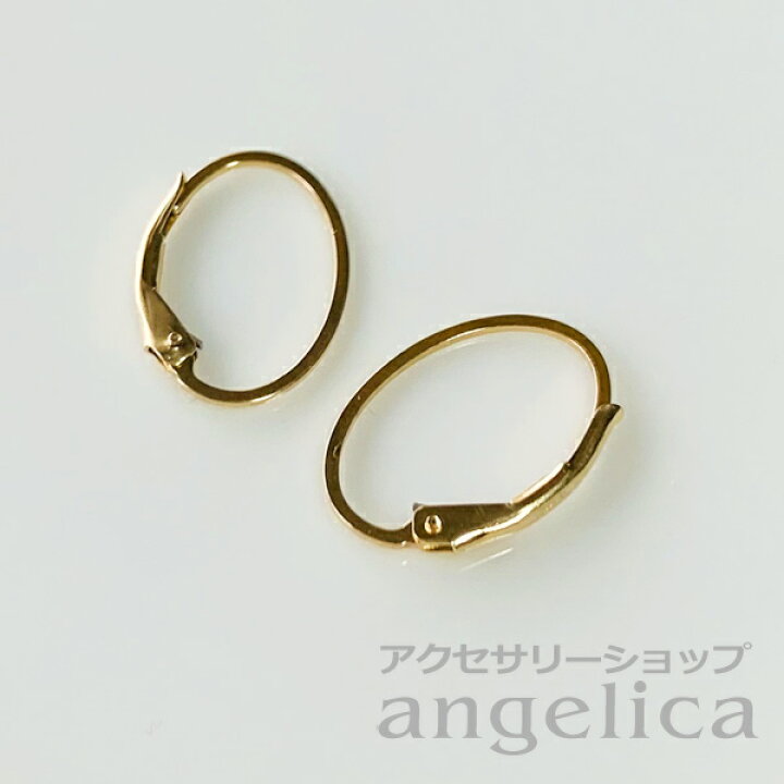 楽天市場】14k ゴールドフィルド フレンチ レバーバック ピアス 1ペア 