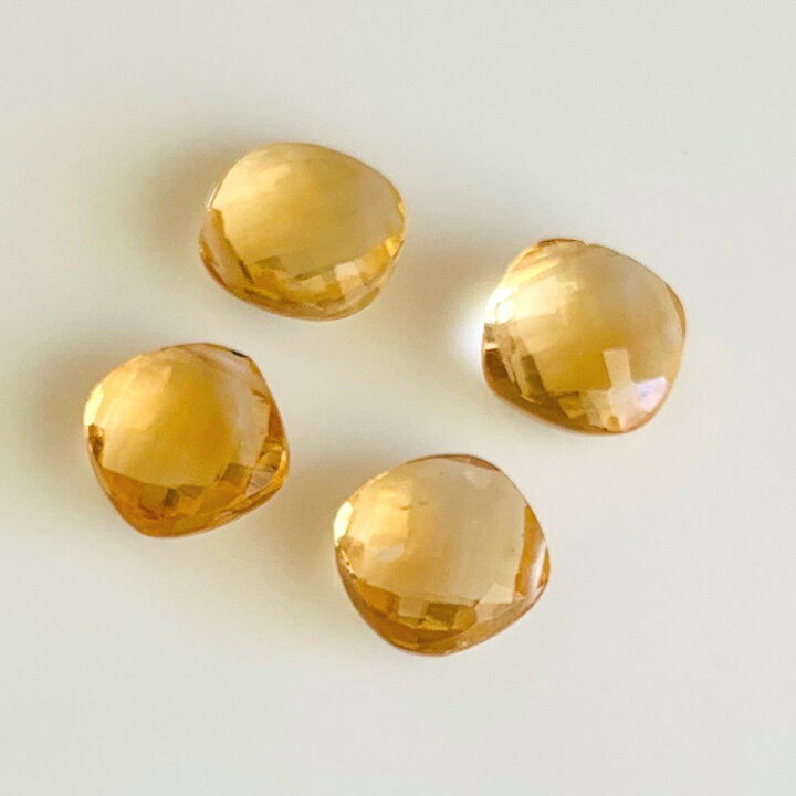 楽天市場】粒売り 天然石 シトリン パフダイヤモンドカット8.5-9.5mm 1 