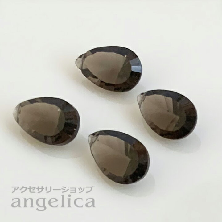 楽天市場】粒売り 天然石 スモーキークォーツ コンケーブカット 12 