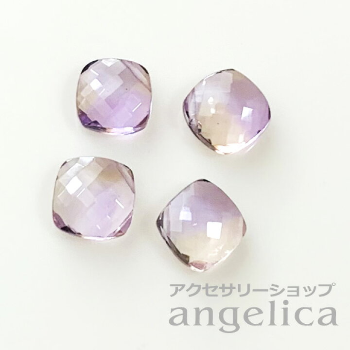 楽天市場】粒売り 天然石 アメトリン パフダイヤモンドカット8-9mm 1個