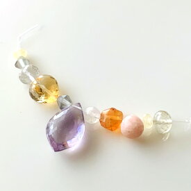 天然石 セット アメトリン シトリン ピンクオパール カーネリアン レインボームーンストーン フローライト イエローオパール クォーツ