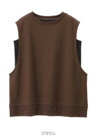 マタニティ トップス ノースリーブ 授乳服 綿混 スウェット 重ね着風 フレンチスリーブ Tシャツ 脇高 妊婦服 仕事服 通勤 オフィス キレイめ 産前産後 ママ 大きいサイズ かわいい おしゃれ 春 夏 春夏 半袖