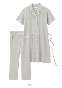 マタニティ パジャマ 半袖 前開き 授乳服 fairy オープンカラー 半そで 無地 シンプル 産院着 入院着 臨月 大きいサイズ 部屋着 ルームウェア 授乳 妊婦服 可愛い おしゃれ 春 夏
