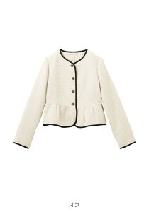 ジャケット レディース 秋 冬 春 長袖 ツイード マタニティ トップス ツィード ペプラム オフィス 通勤 きれいめ アウター 上品 フォーマル 結婚式 入園式 卒園式 入学式 卒業式 おしゃれ マ