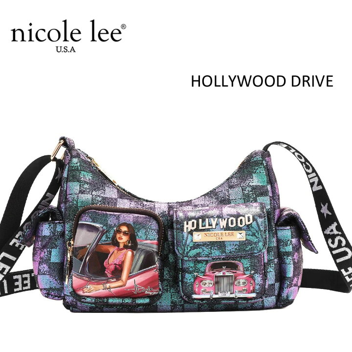 楽天市場】数量限定 NICOLE LEE ニコールリー PRT17136 チェッカー 