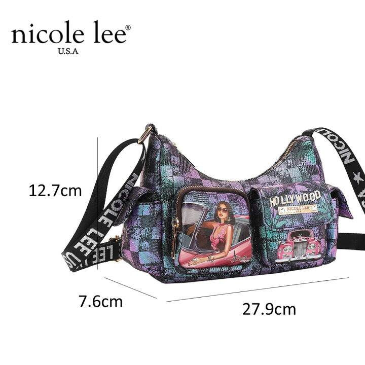 楽天市場】数量限定 NICOLE LEE ニコールリー PRT17136 チェッカー 